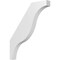 Ekena Millwork 3 1/2-in. W x 28-in. D x 34-in. H Funston Architectural Grade PVC Knee Brace BRCP035X28X34FST - alternate 1